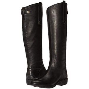 Sam Edelman Black Tall Leather Riding Boots